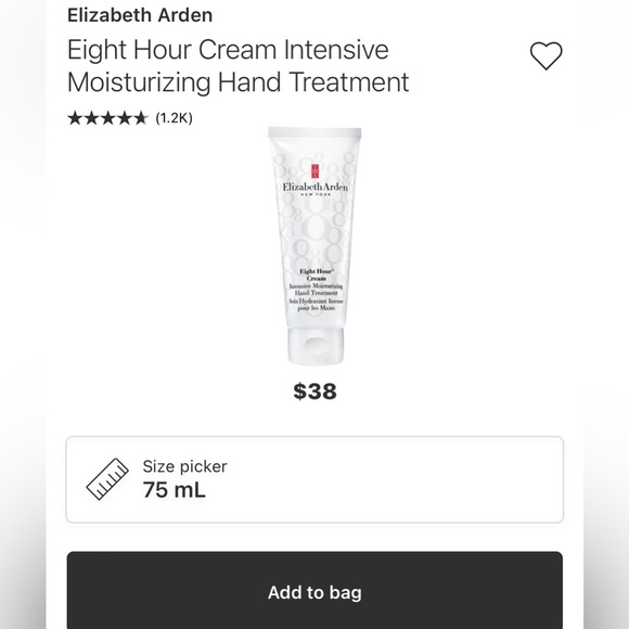 Elizabeth Arden Eight Hours Intensive Moisturizing Hand Treatment 60ml - Picture 2 of 2
